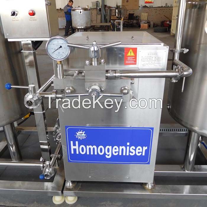 Factory Food Ultra-high pressure homogenous emulsifying equipment homogenizer homogenizing machine for juice drinks dairy milk