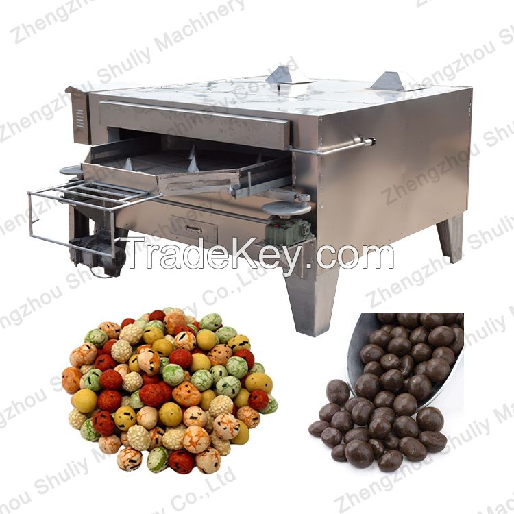 Industrial coated peanut coated round seeds nuts Swing rostating Machine 