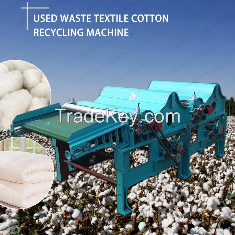 textile waste recycling production line for recycling fiber