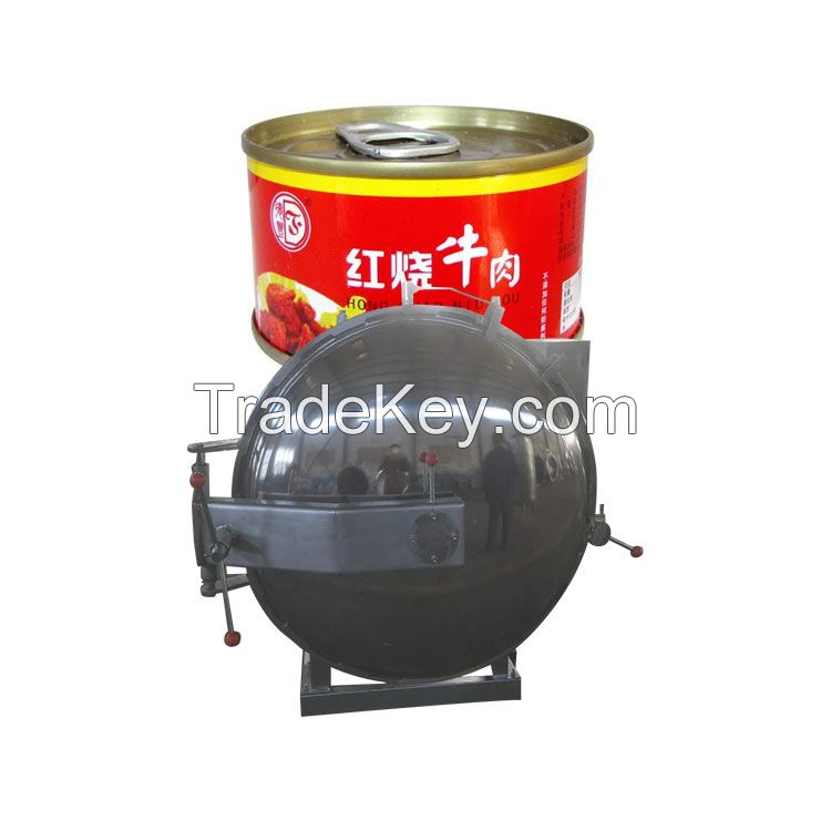 Industrial High Temperature Water Bath Sterilization Kettle Retort Autoclave Steam Spray Sterilization Pot