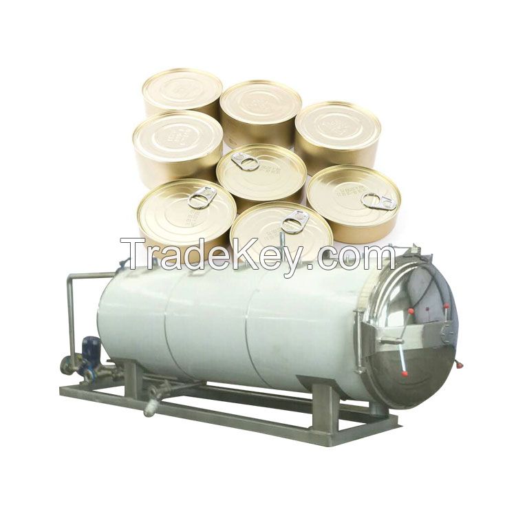 Industrial High Temperature Water Bath Sterilization Kettle Retort Autoclave Steam Spray Sterilization Pot