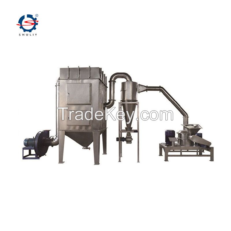 Fully Automatic Ginger Slicing Machine Turmeric Powder Grinding Production line