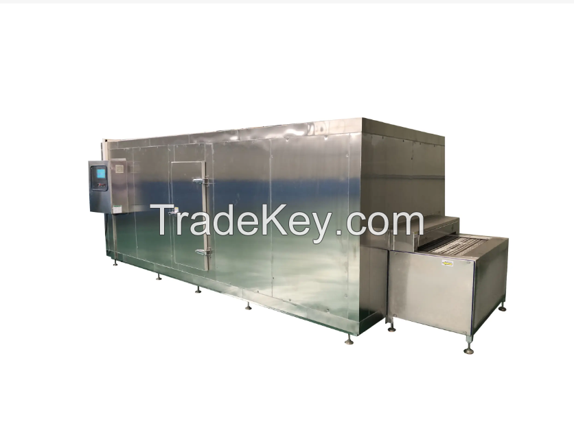 Tunnel Freezing Machine Fast Food Quick Freezer Vegetable Fruit Freezing Equipment