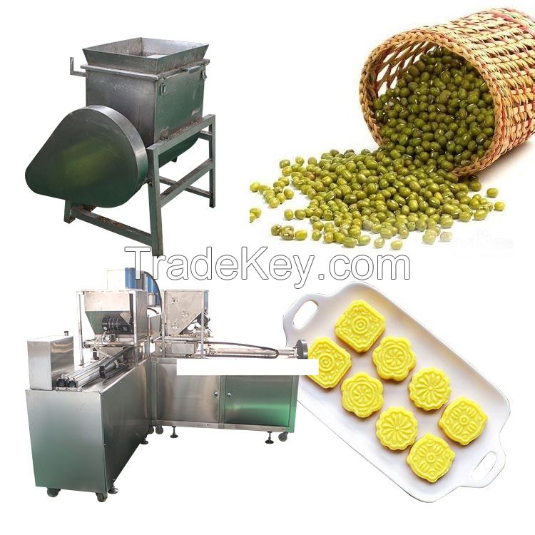 automatic pastry red bean green mung bean cake molding machine sugar cube cutting pressing machine