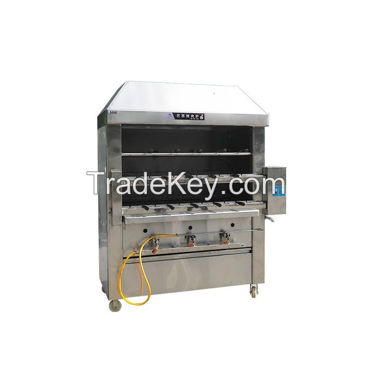 Brazilian grill machine stainless steel bbq charcoal machine charcoal bbq grills bbq gas grill