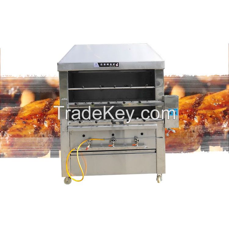 Brazilian grill machine stainless steel bbq charcoal machine charcoal bbq grills bbq gas grill