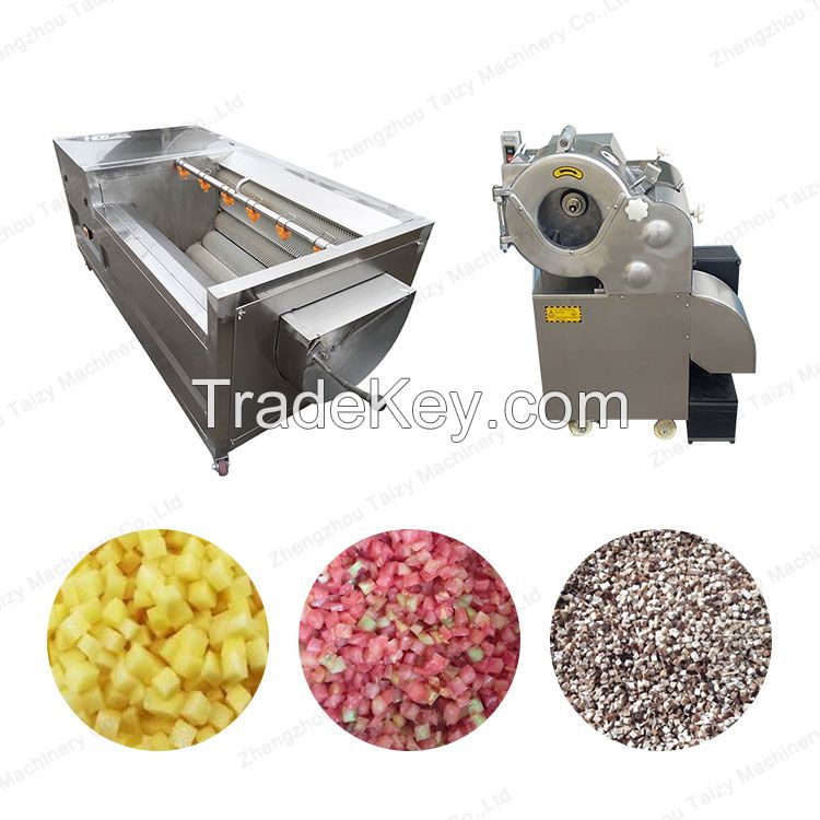 New type vegetable dicing machine carrot tomato cube cutting machine fruit dicing machine