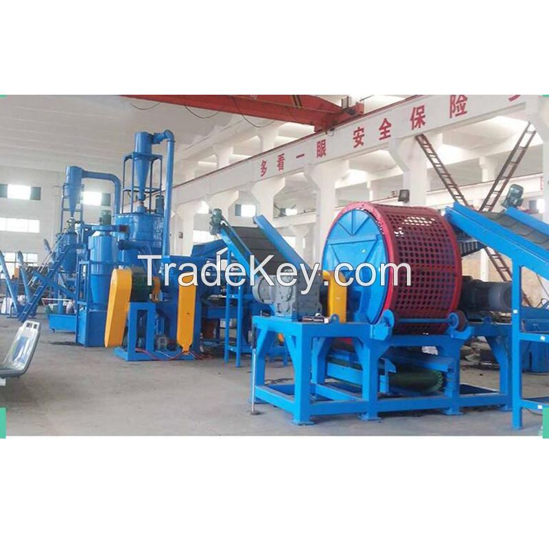 Rubber Tyre Recycling Equipment Production Line Prices Tire Recycling Machine