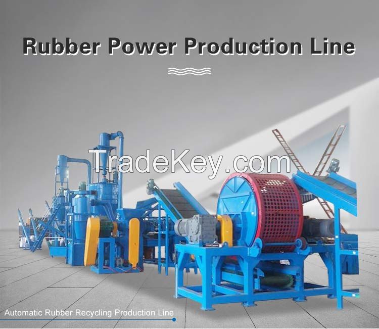 Rubber Tyre Recycling Equipment Production Line Prices Tire Recycling Machine