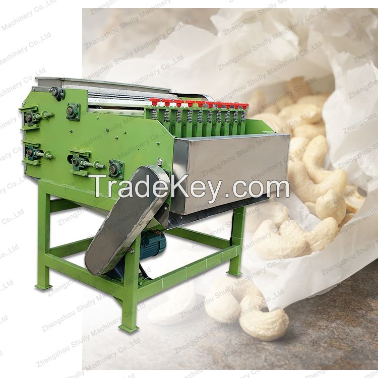 High-efficiency cashew nut grading and shelling production line cashew nut sheller