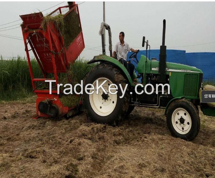 Single row corn silage forage harvester tractor mounted silage harvester