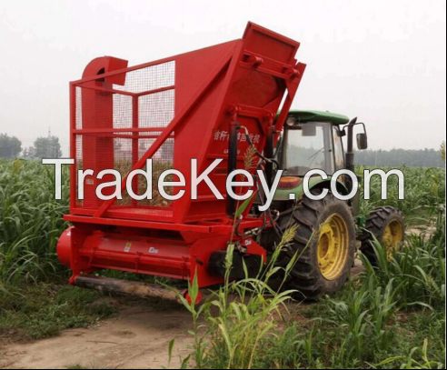 Single row corn silage forage harvester tractor mounted silage harvester