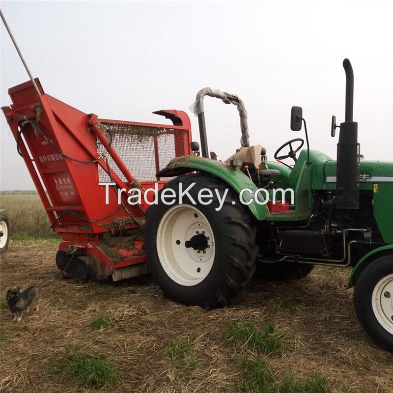 Single row corn silage forage harvester tractor mounted silage harvester