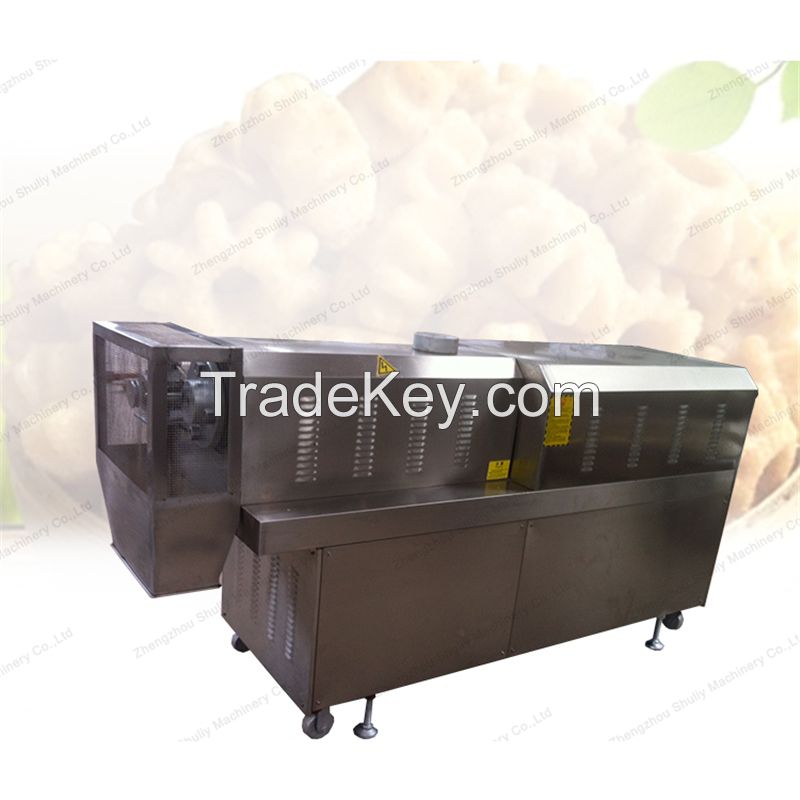 Corn stick processing puffs flakes puffed flakes snack making machine 45mm single screw extruder