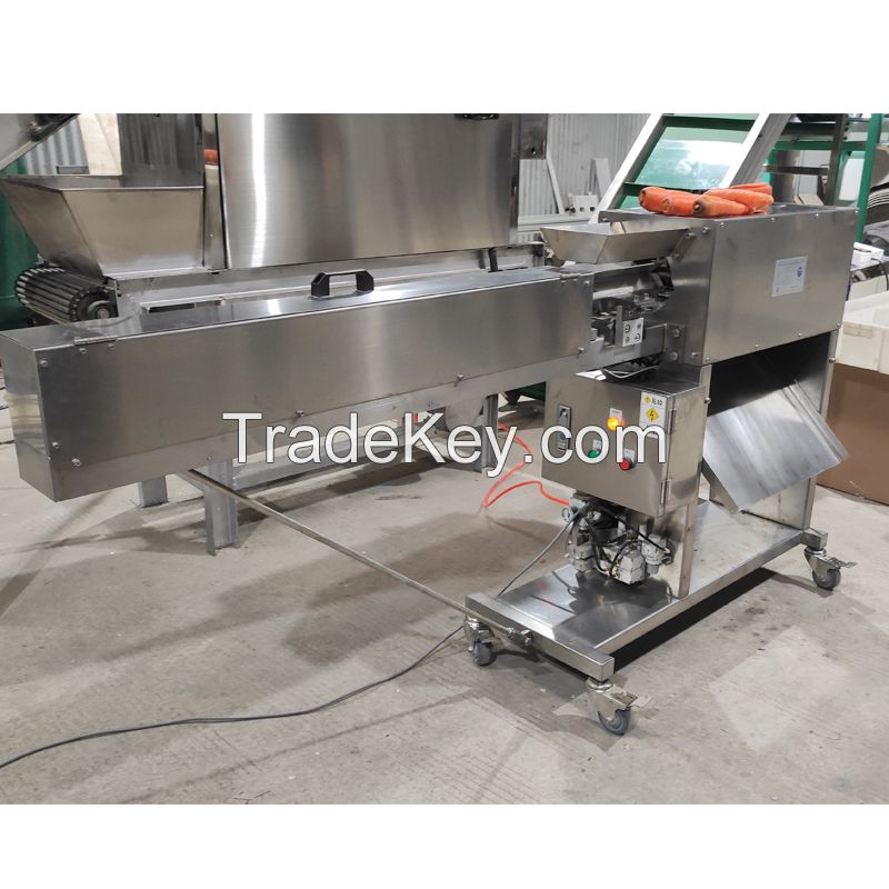 High efficiency automatic carrots knife peeling machine