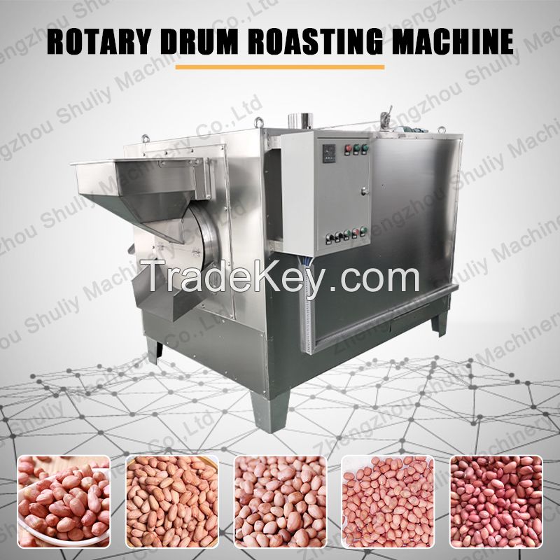 Factory Supply Sesame Sunflower Seed Cashew Nut Grain Roaster Sunflower Peanut Roasting Machine