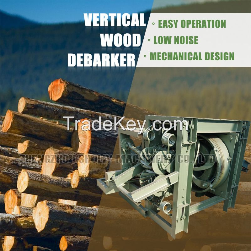 wood tree Bark Removing machine