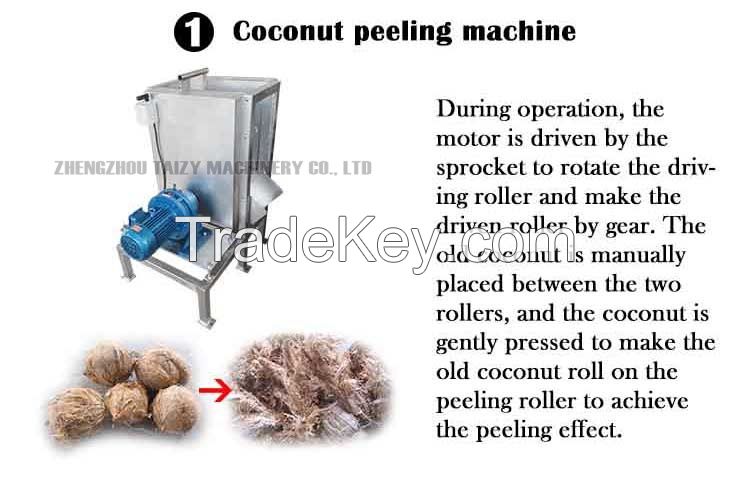 virgin coconut product processing machines coconut water milk production line