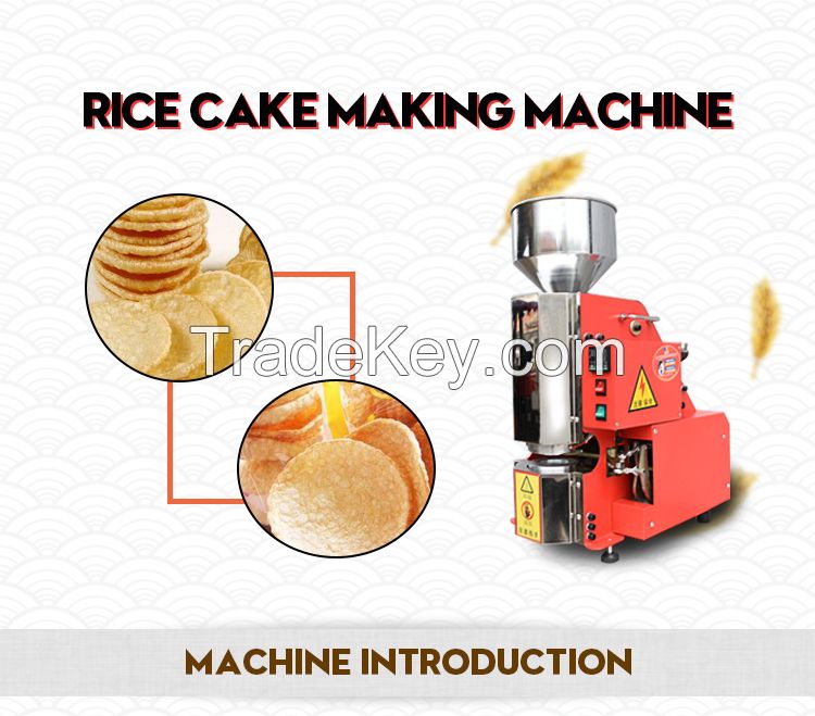 automatic control rice cake machine rice cracker rice cake popping puffed corn snacks making machine