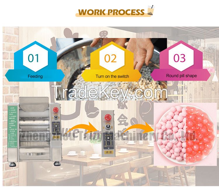 Automatic Tapioca Pearl Maker Machine Fruit Boba Tapioca Pearls Making Machine