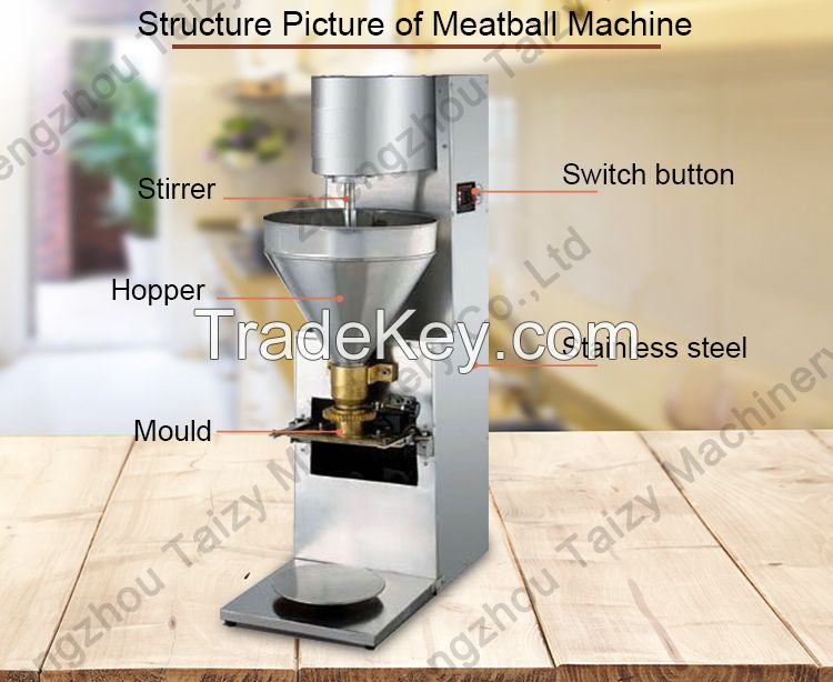 Factory Outlet high speed chicken fish beef meatball machine