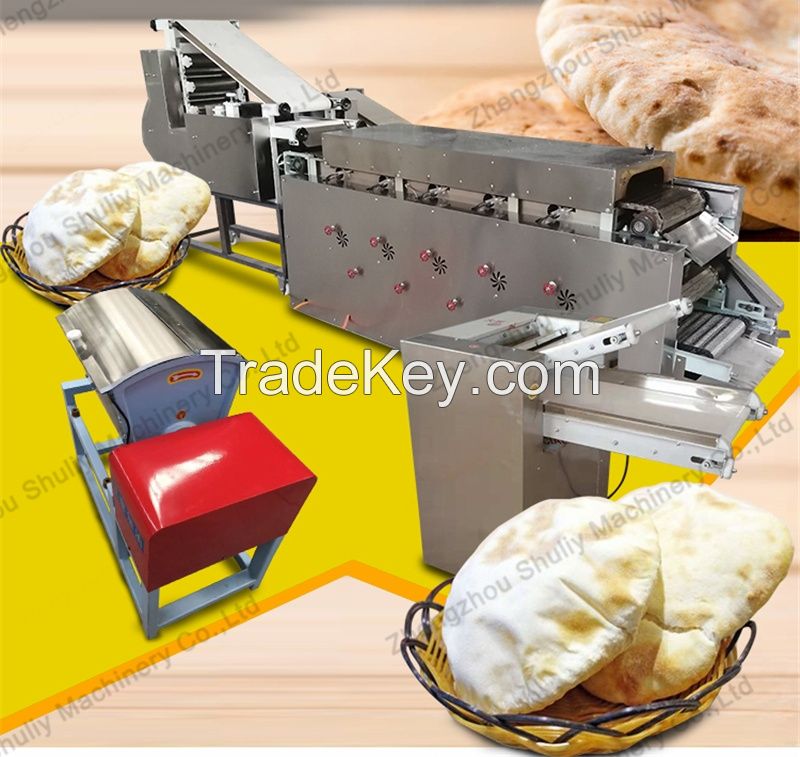 Automatic Industrial 5~50 CM Flour Tortilla machine Arabic Pita Bread pizza roti chapati Lebanese bread Lavash making machine