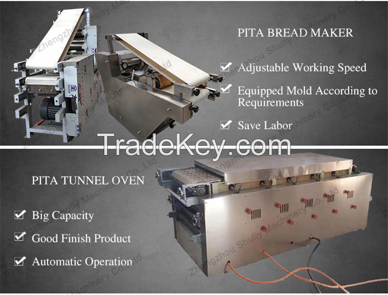 Automatic Industrial 5~50 CM Flour Tortilla machine Arabic Pita Bread pizza roti chapati Lebanese bread Lavash making machine