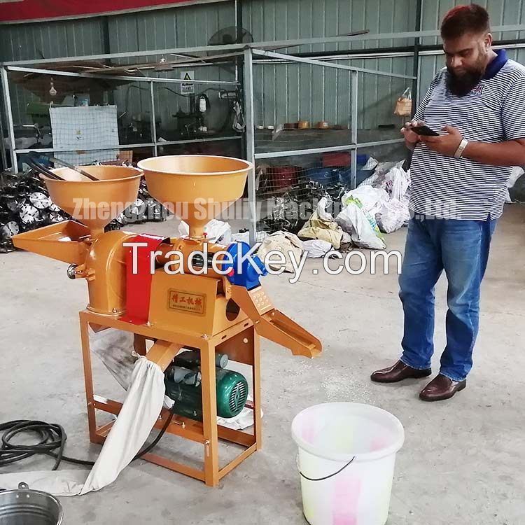 Best Price Home Combined Mini Rice Milling Machinery Grain Grinder Processing Rice Mill