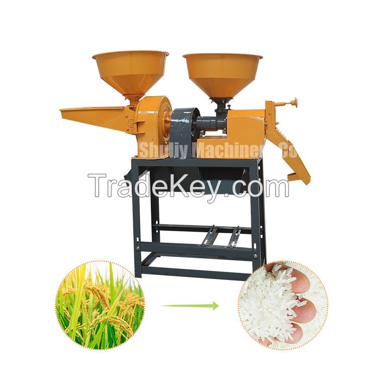 Best Price Home Combined Mini Rice Milling Machinery Grain Grinder Processing Rice Mill