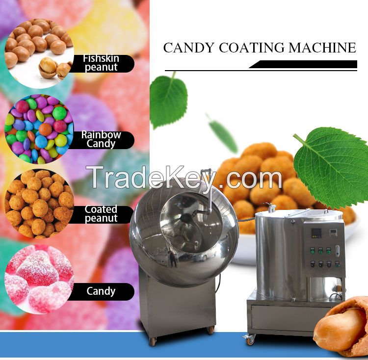 Multi-function Chocolate Almonds Nuts Coating machine Peanut Sugar Candy Coating Machine