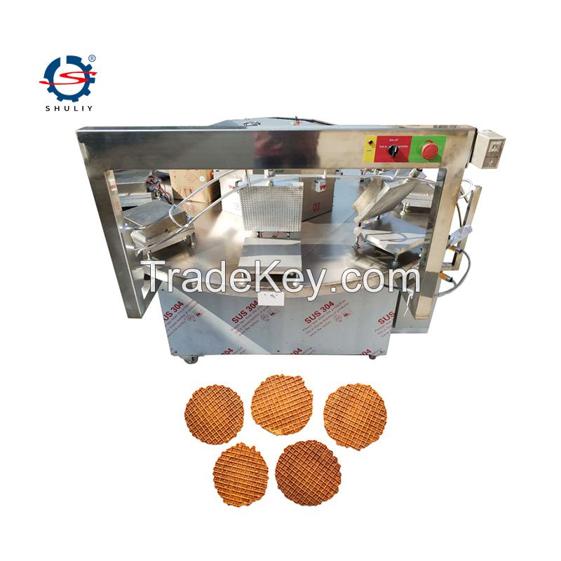 automatic commercial egg roll maker sugar waffle cone making machine