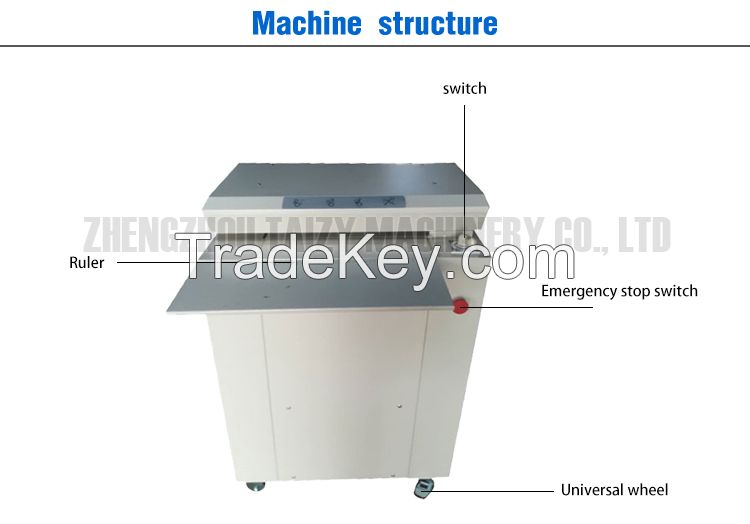 Corrugated Cardboard cutting machine packaging material making machine