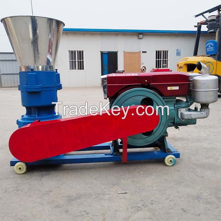 Straw pellet small feed pellet press machine