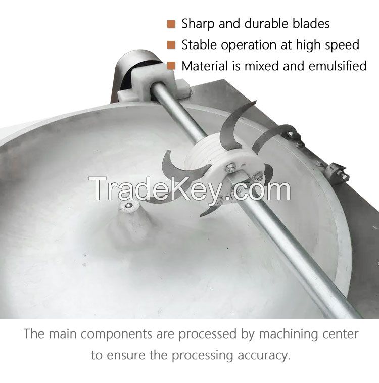 Stainless Steel Cabbage carrot celery chopper vegetable stuffing bowl cutting machine