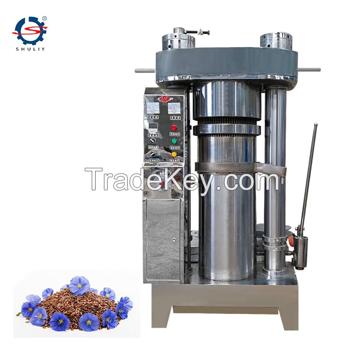 Edible oil hydraulic press Machine Sunflower Seed oil Screw press oil Expeller And Filter press