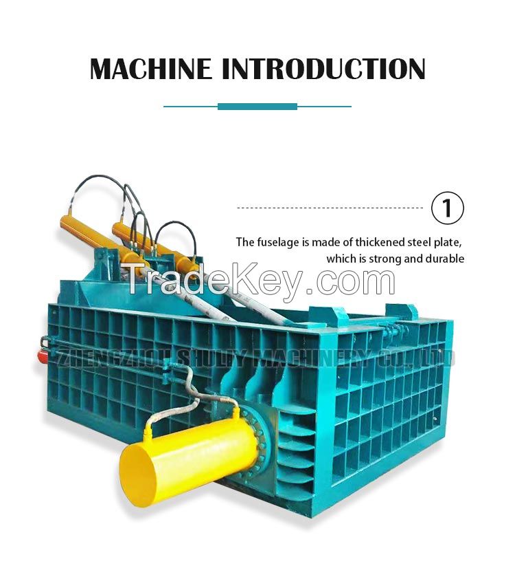 Automatic Hydraulic Scrap Metal Bailing Press Machine