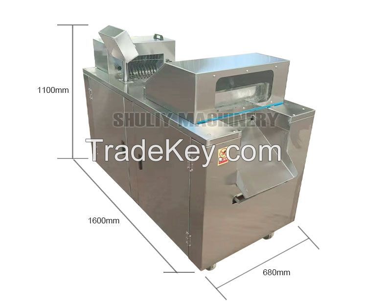 Commercial Frozen Fresh Poultry Meat Cutting Machine