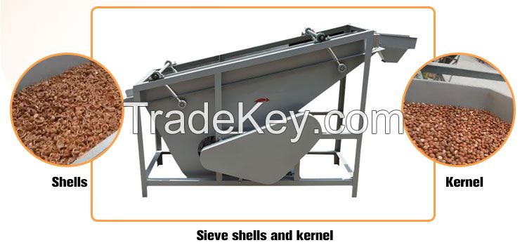 industrial almond shelling breaking machine almond shelling machine for factory