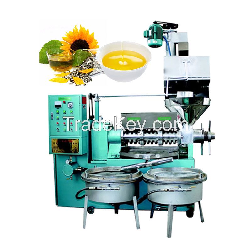 Automatic Screw Twin Palm Ground Nut Coconut Sunflower Oil Press Machine