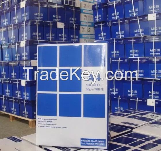 70GSM 75GSM 80GSM 100% Pulp A4 Paper Copier 500 Sheets/Ream - 5 Reams/Box A4 Copy Paper