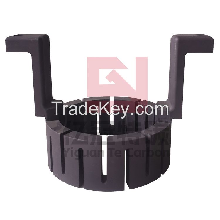 Graphite heater vacuum elements
