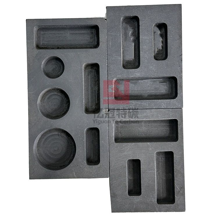 Hot pressing graphite mold for gold melting