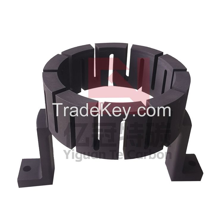Graphite heater vacuum elements