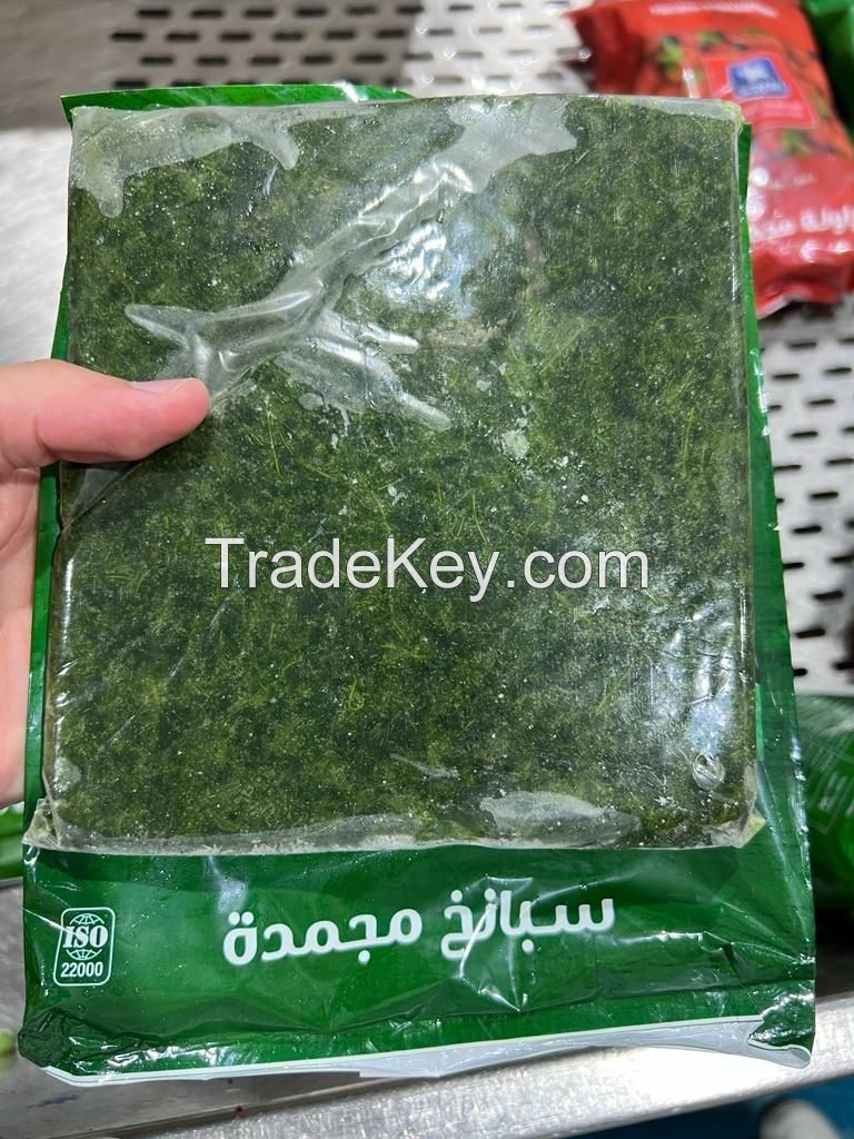 IQF Frozen Spinach - Frozen Vegetables