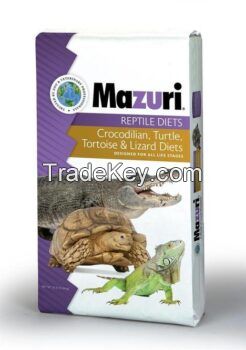 Indian star tortoise with pet food