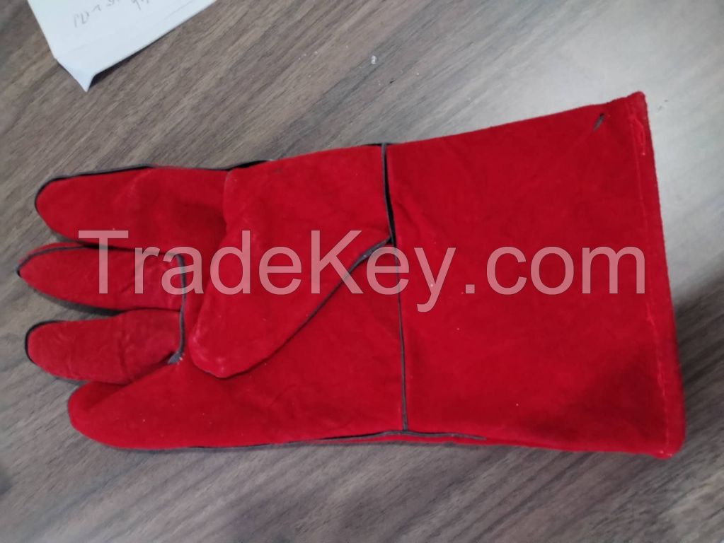 Welding Protection Long Cow Leather Welding Gloves