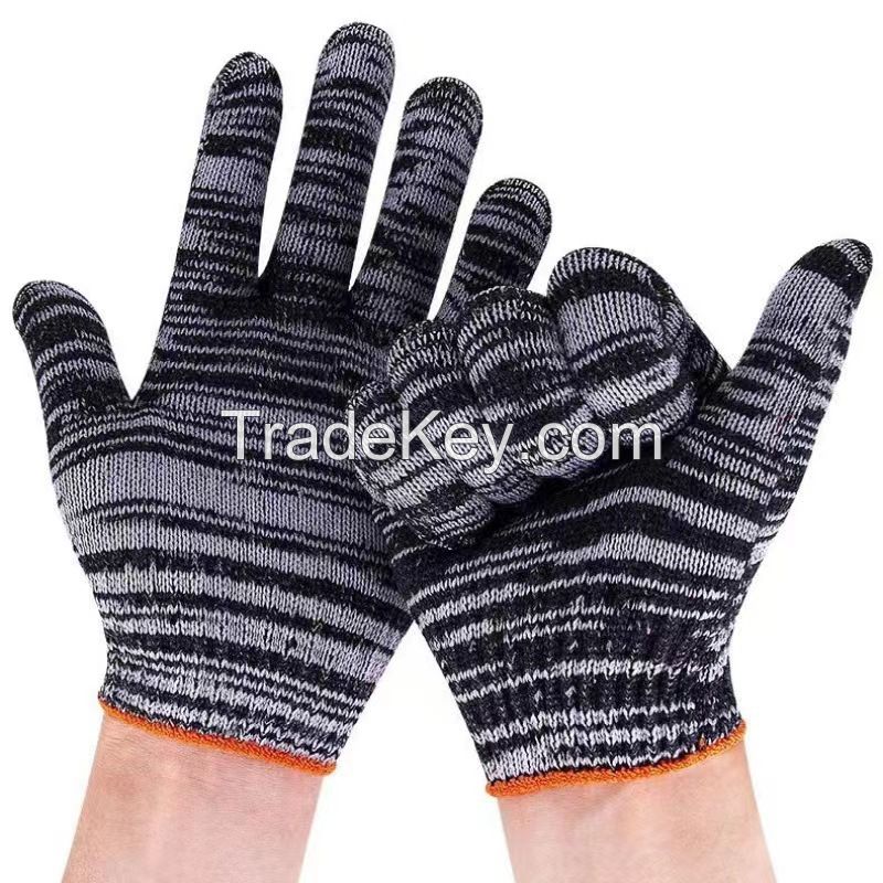 High Quality Customized logo China Labor Glove Material Cotton Gloves