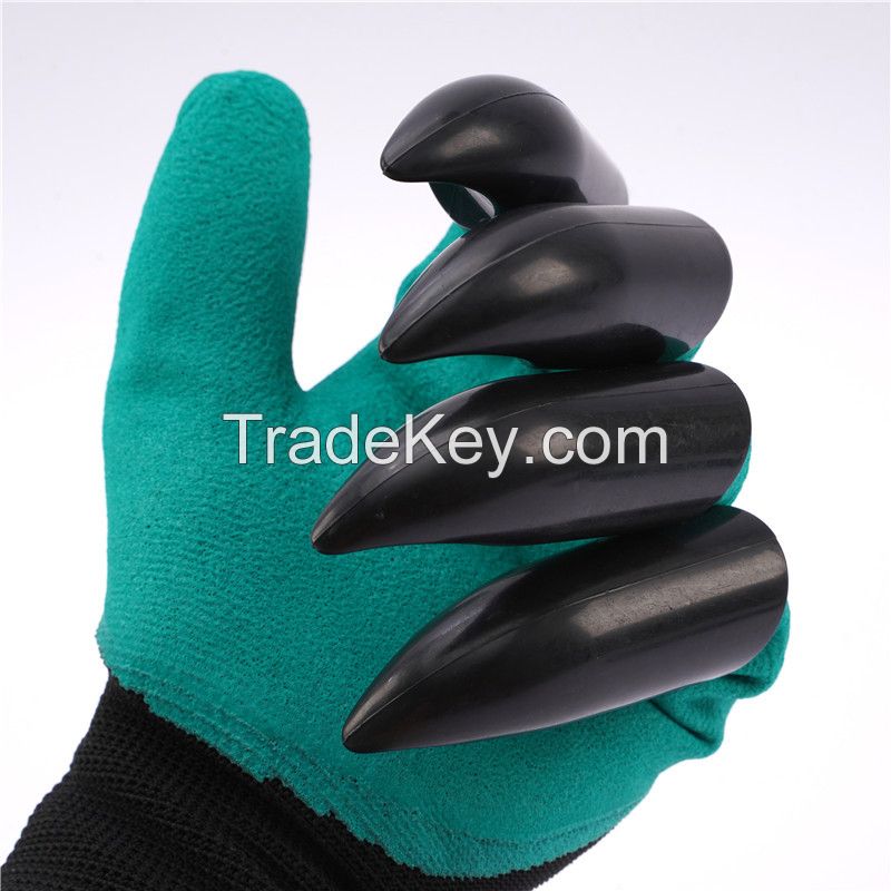 Paw Garden Gloves for Planting Flowers Waterproof Anti-Dripping Weed-Free Bestseller Latex Garden Gloves for Digging Soil