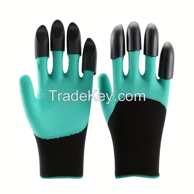 Paw Garden Gloves for Planting Flowers Waterproof Anti-Dripping Weed-Free Bestseller Latex Garden Gloves for Digging Soil