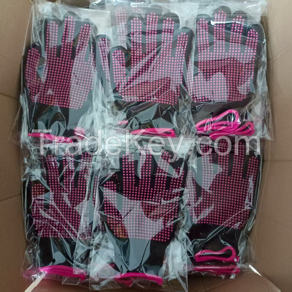 Pvc Dotted Cover Plam Anti Smash Cut Resistant Safety Kitchen Gloves For Automotive